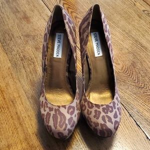 Cheetah print heels